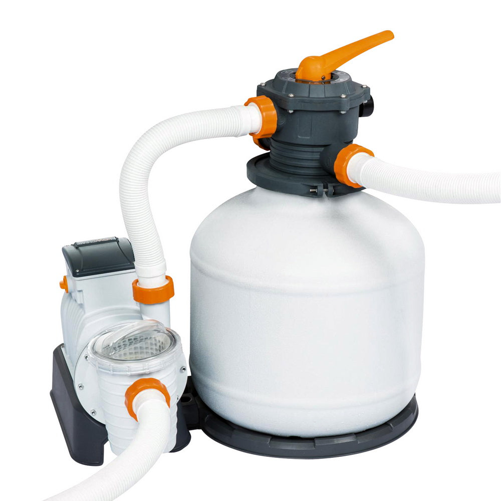 Swimming Pools: Bestway Pool Pump Sand Filter 3000GPH 11355L/H Pools Flowclear Filters