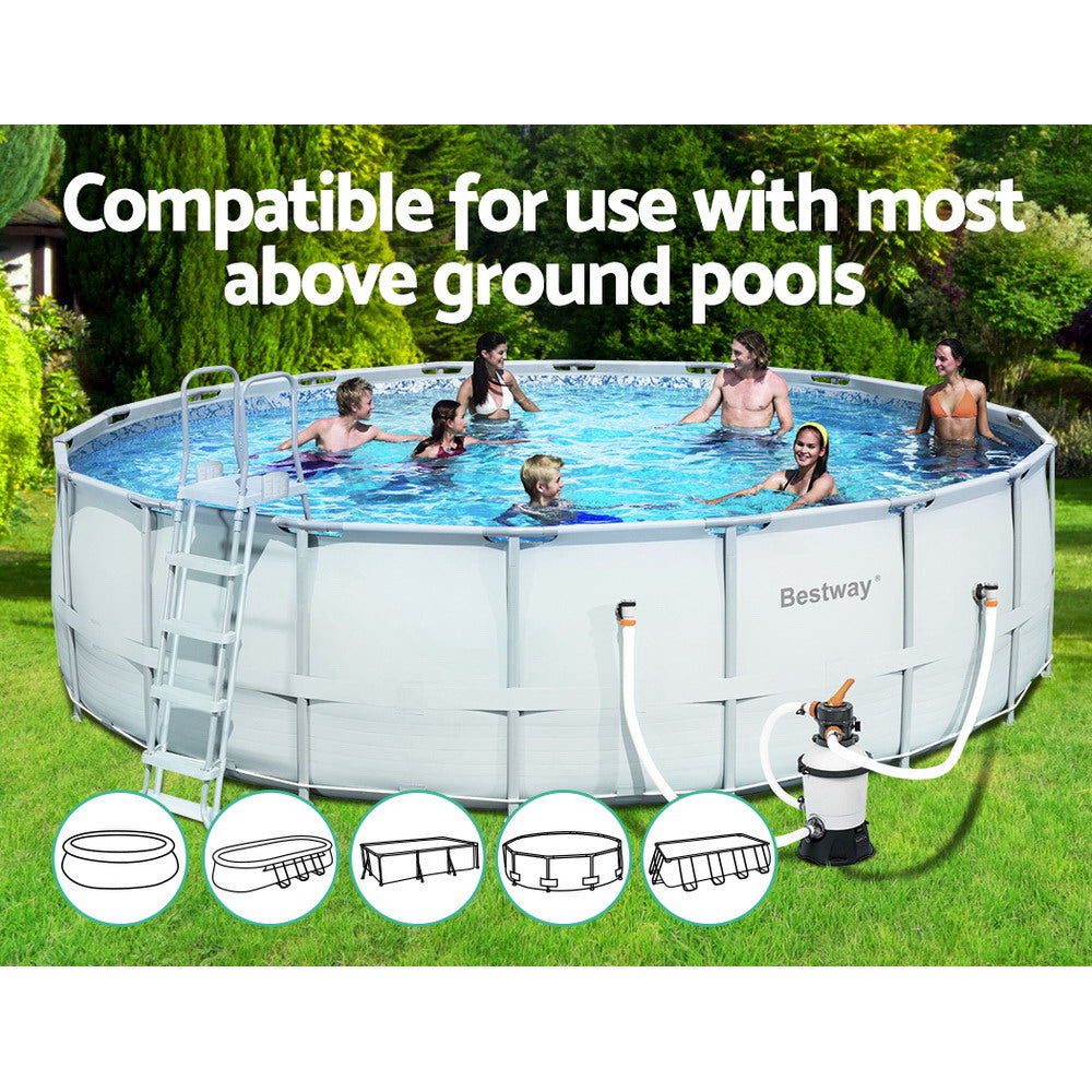 Swimming Pools: Bestway Pool Pump Sand Filter 800GPH 3028L/H Pools Flowclear Filters