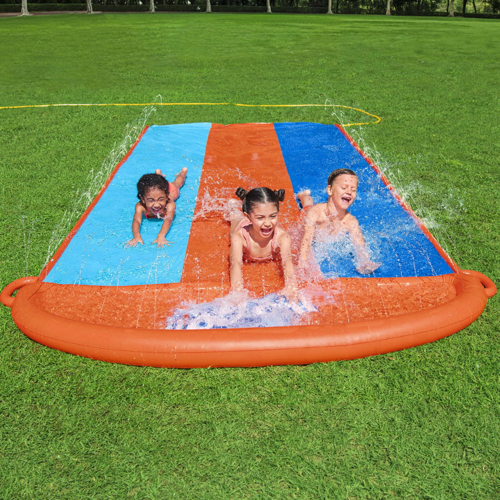 Pool Toys & Inflatables: Bestway Water Slide Slip Kids 488cm Triple Slides