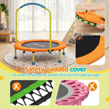 Bestway 36inch Kids Trampoline Foldable Rebounder Fitness for Ages 3+ Orange