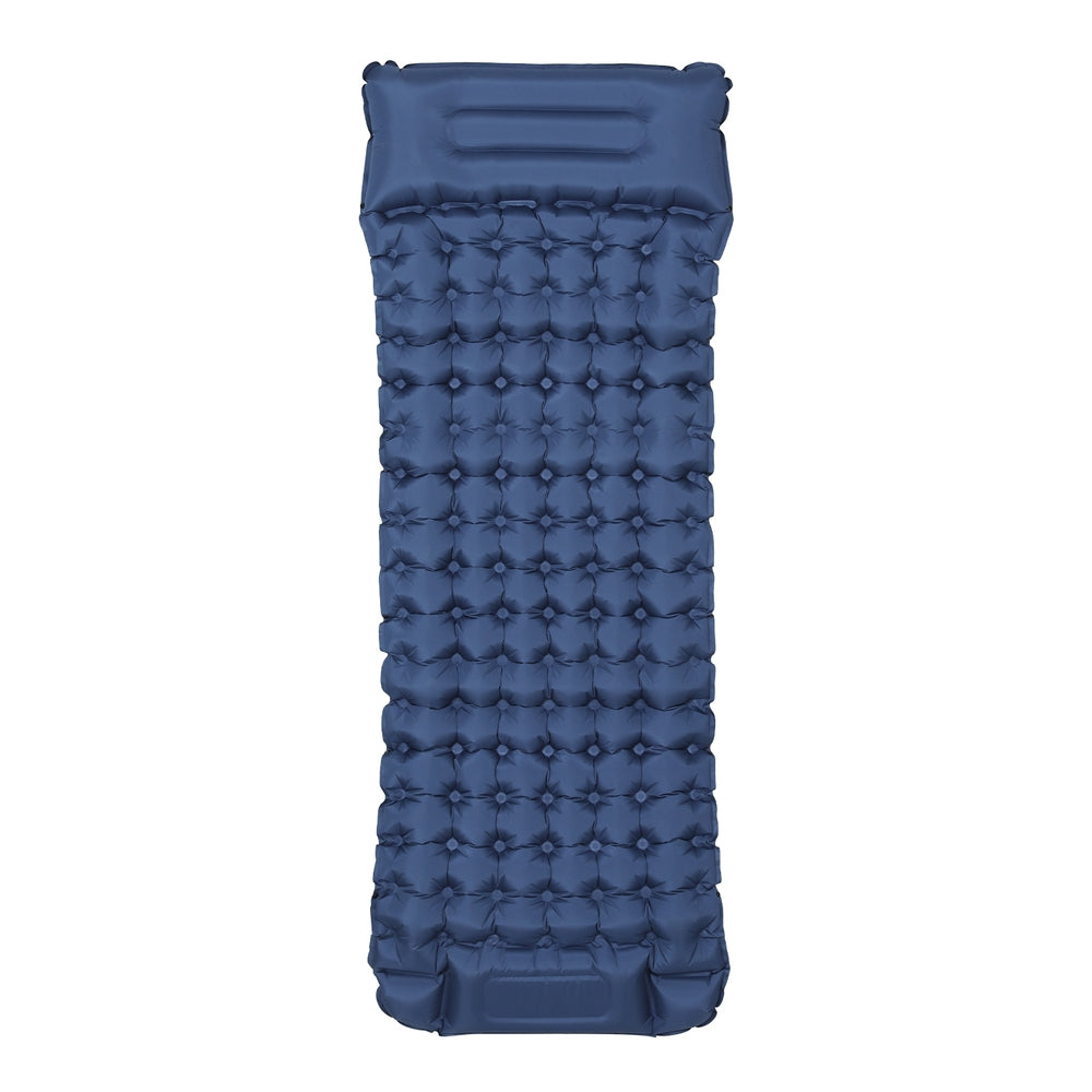 Inflatable Mattresses: Weisshorn Self Inflating Mattress Camping Sleeping Mat Air Bed Single Pillow Bag