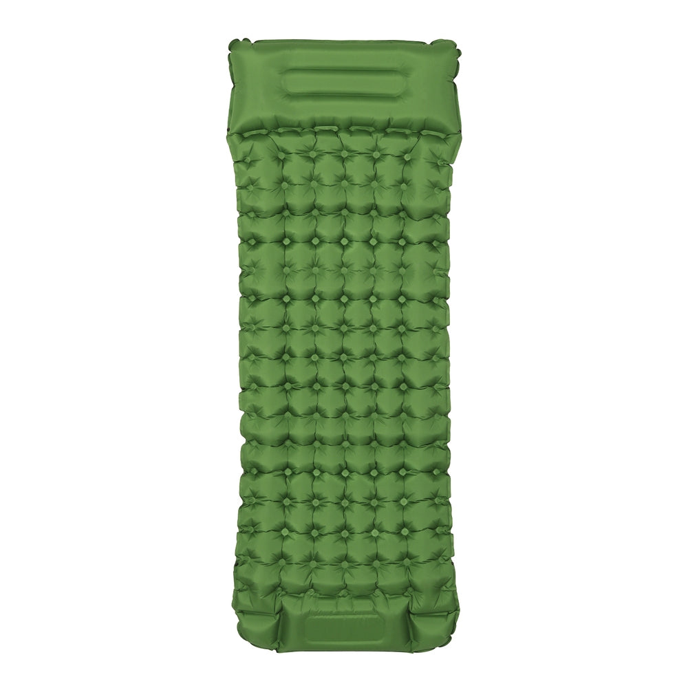 Inflatable Mattresses: Weisshorn Self Inflating Mattress Camping Sleeping Mat Air Bed Pad Single Pillow