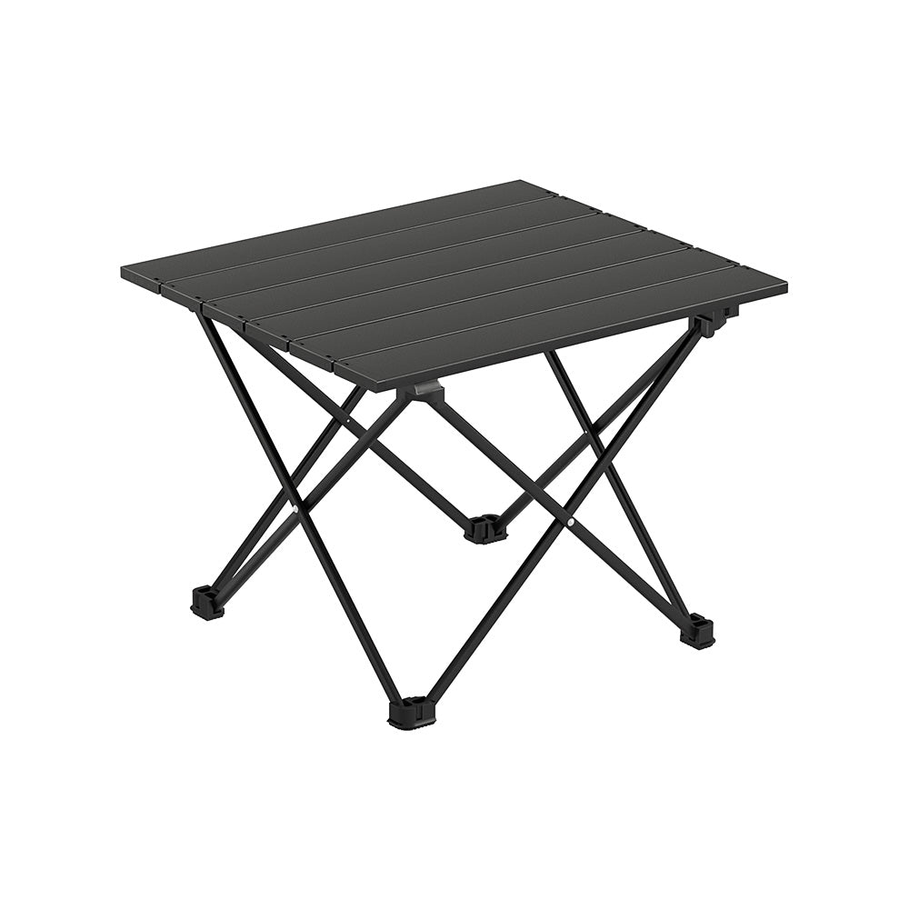 Camp Furniture: Weisshorn Folding Camping Table 40CM Roll Up Outdoor Picnic BBQ Aluminium Desk
