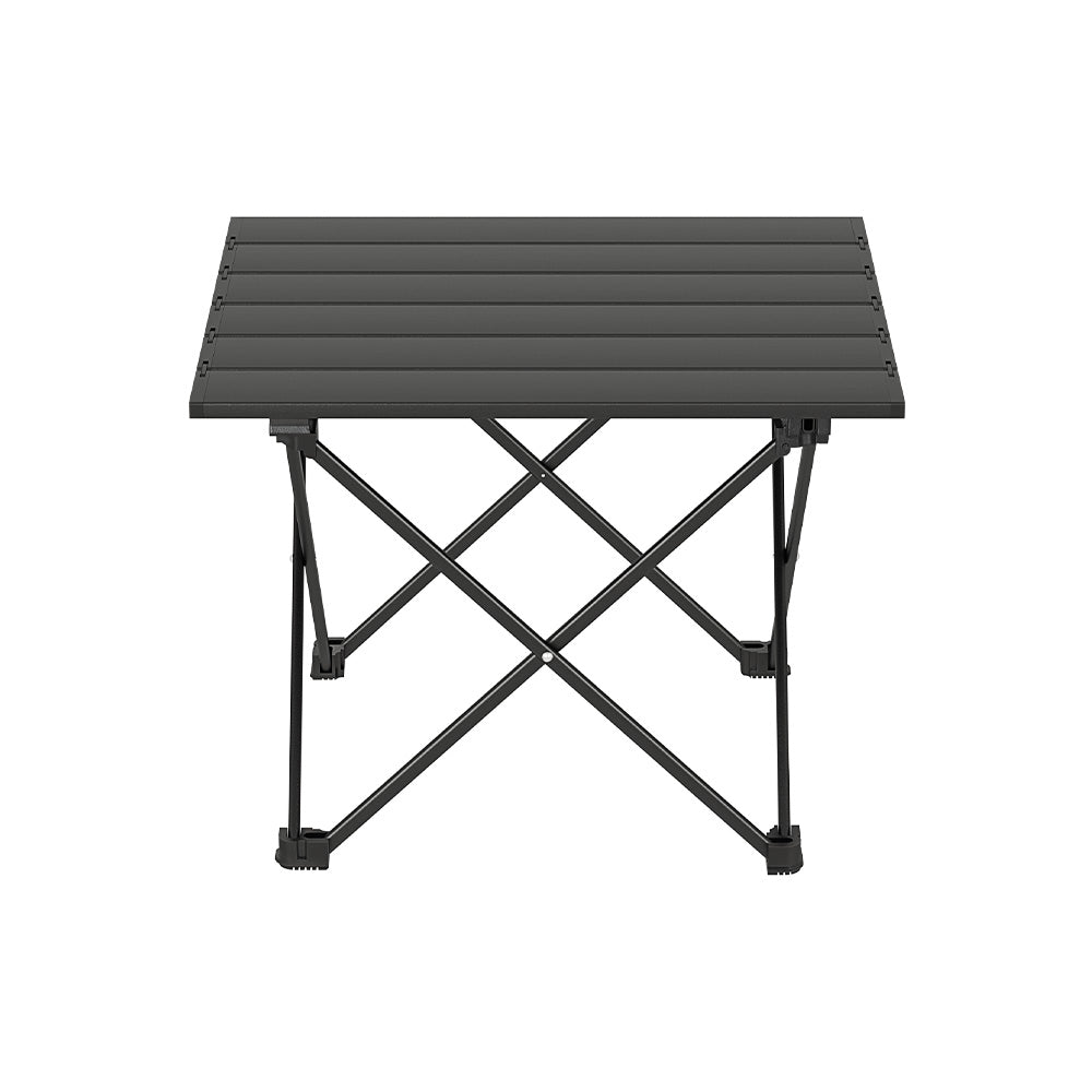 Camp Furniture: Weisshorn Folding Camping Table 40CM Roll Up Outdoor Picnic BBQ Aluminium Desk