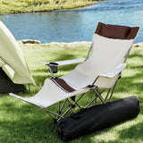 Camp Furniture: Weisshorn Camping Chair Reclining Adjustable Portable Outdoor Folding Lightweight