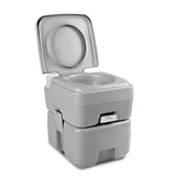 Portable Toilets & Showers: Weisshorn 20L Portable Camping Toilet Outdoor Flush Potty Boating