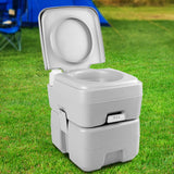 Portable Toilets & Showers: Weisshorn 20L Portable Camping Toilet Outdoor Flush Potty Boating