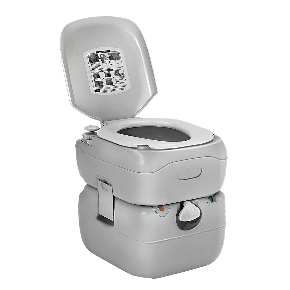 Portable Toilets & Showers: Weisshorn 22L Portable Camping Toilet Outdoor Flush Potty Boating
