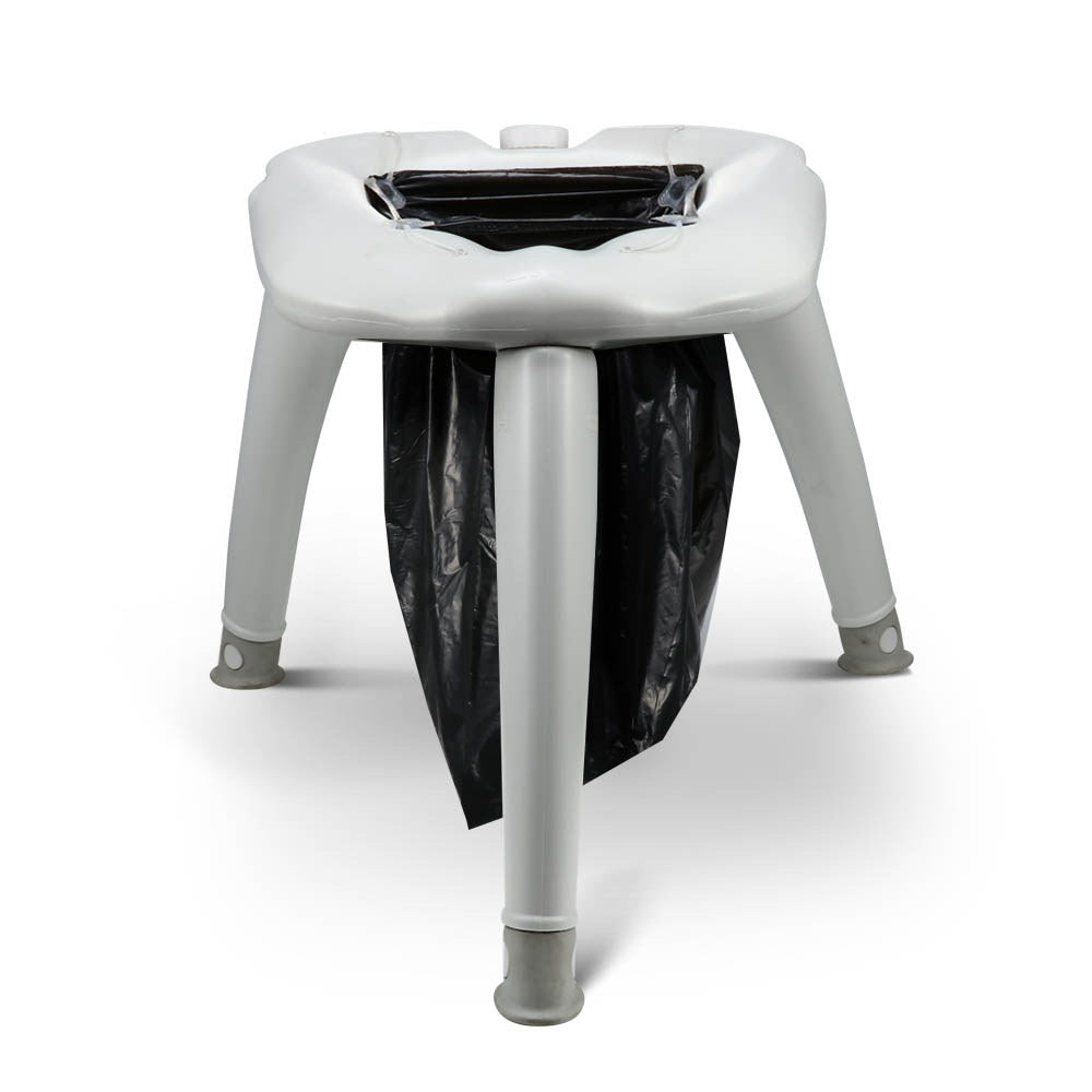 Portable Toilets & Showers: Weisshorn Portable Folding Toilet Camping Outdoor Caravan Plastic Bag