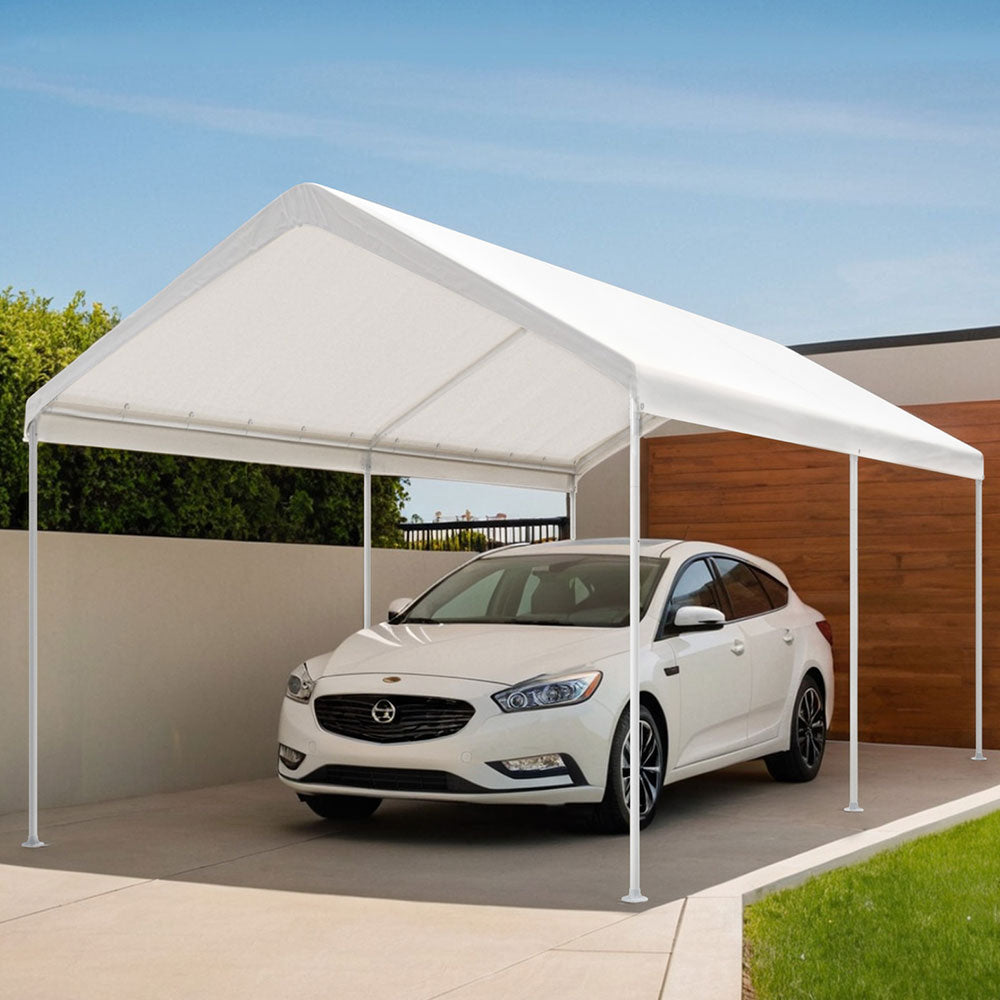 Canopies & Gazebos: Instahut Carports 3x6m Carport Kits Steel Shelter Gazebo Canopy Garage Portable Garden Shed