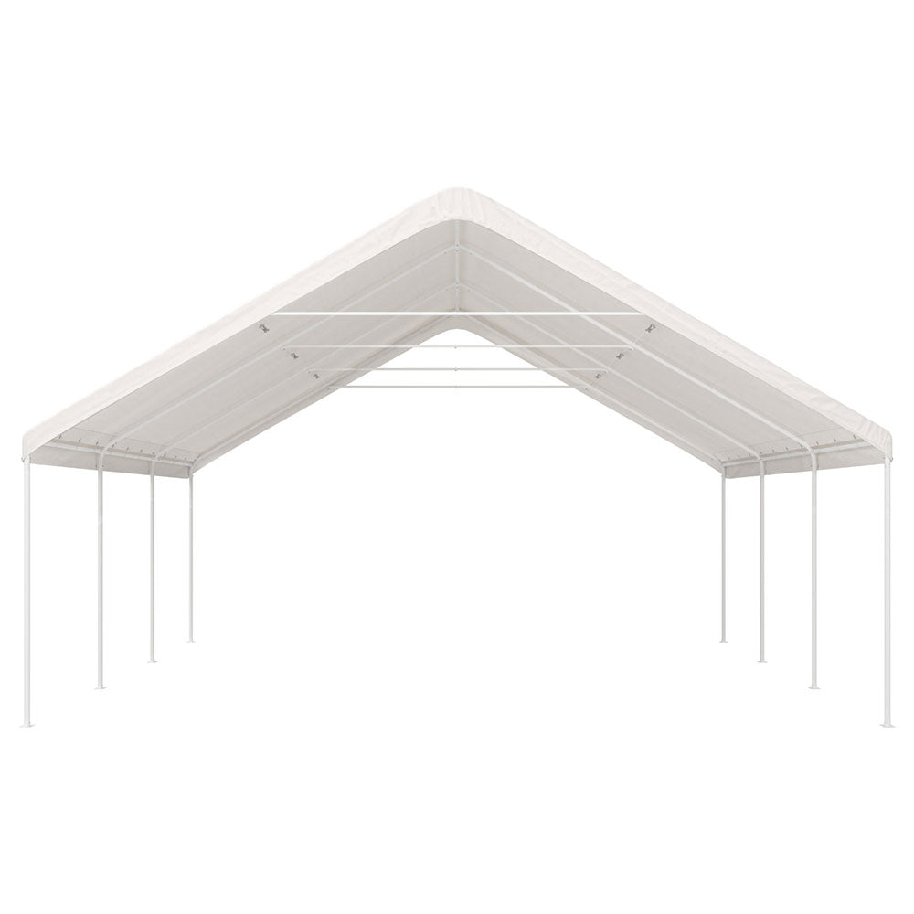 Canopies & Gazebos: Instahut Carports 6x6m Carport Kits Steel Shelter Gazebo Canopy Garage Portable Garden Shed