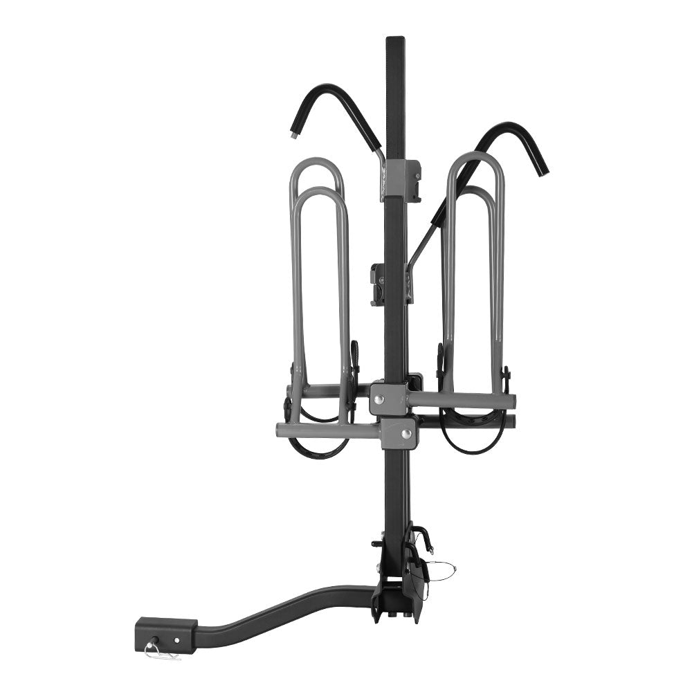 Bicycle Stands & Storage: Giantz 2 Bicycle Bike Carrier Rack Car 2" Hitch Mount Platform Foldable Black,Giantz 2 Bicycle Bike Carrier Rack Car 2" Hitch Mount Platform Foldable Black
