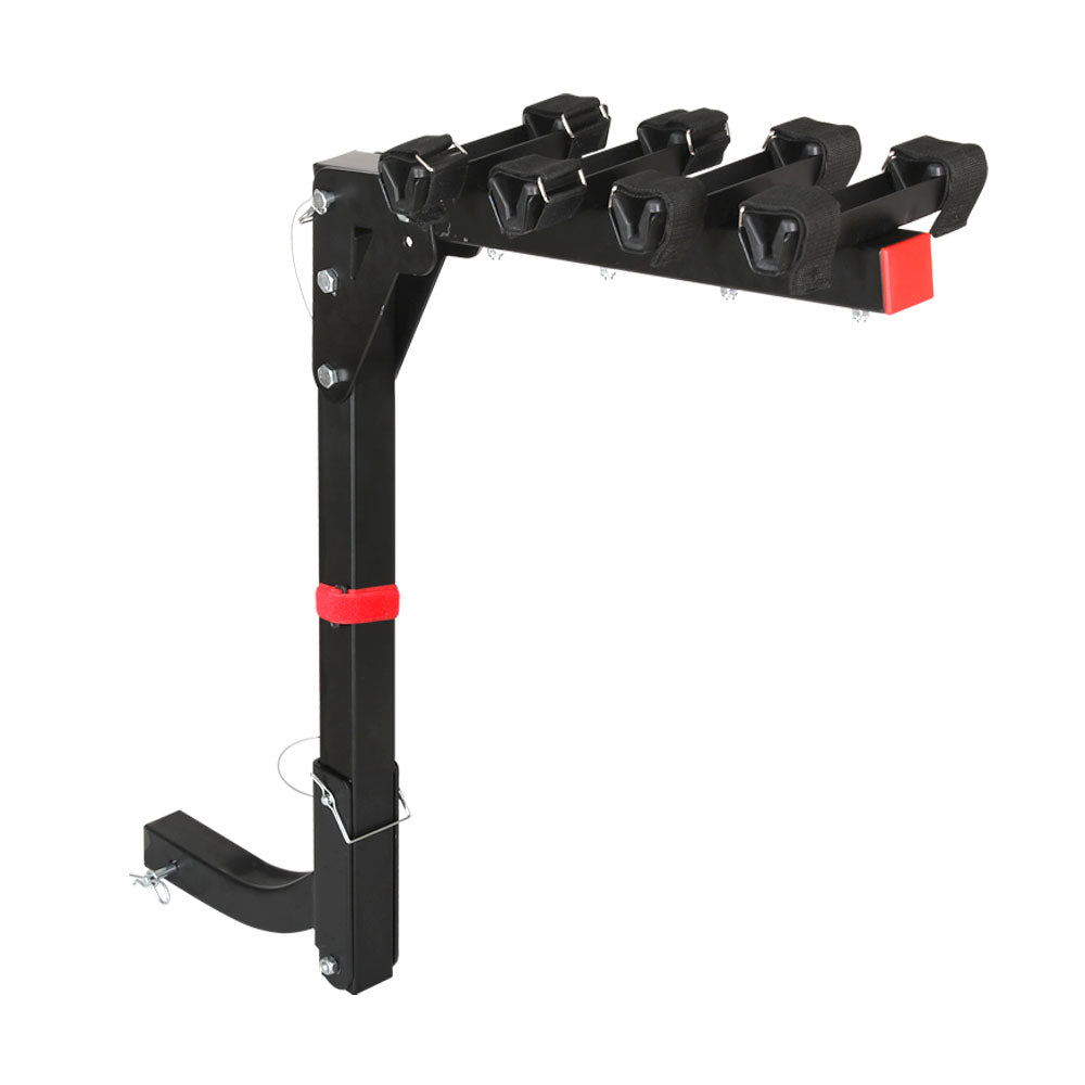 Bicycle Stands & Storage: Giantz 4 Bicycle Bike Carrier Rack Car 2" Hitch Mount Foldable Black,Giantz 4 Bicycle Bike Carrier Rack Car 2" Hitch Mount Foldable Black