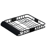 Giantz Universal Car Roof Rack Basket Luggage Vehicle Cargo Carrier 111cm Black