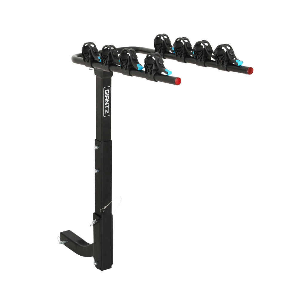 Bicycle Stands & Storage: Giantz 4 Bicycle Carrier Bike Rack Car Rear Hitch Mount 2" Towbar Foldable,Giantz 4 Bicycle Carrier Bike Rack Car Rear Hitch Mount 2" Towbar Foldable