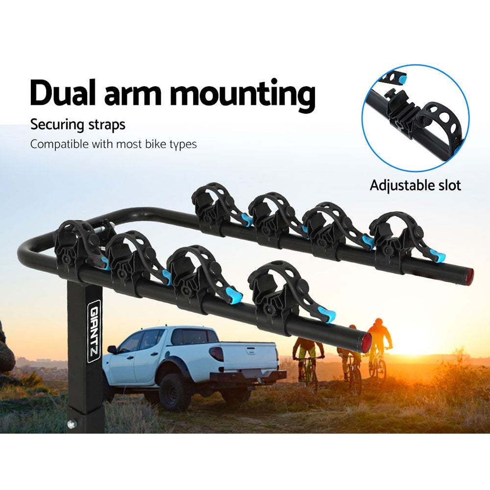 Bicycle Stands & Storage: Giantz 4 Bicycle Carrier Bike Rack Car Rear Hitch Mount 2" Towbar Foldable,Giantz 4 Bicycle Carrier Bike Rack Car Rear Hitch Mount 2" Towbar Foldable