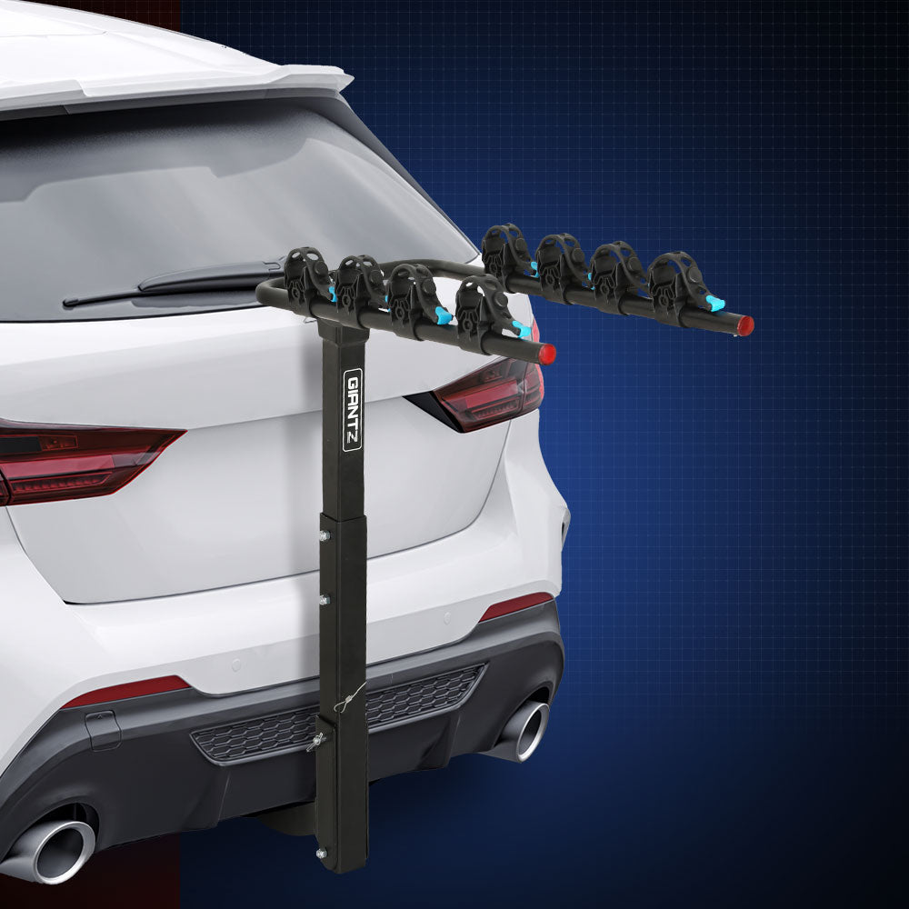 Bicycle Stands & Storage: Giantz 4 Bicycle Carrier Bike Rack Car Rear Hitch Mount 2" Towbar Foldable,Giantz 4 Bicycle Carrier Bike Rack Car Rear Hitch Mount 2" Towbar Foldable