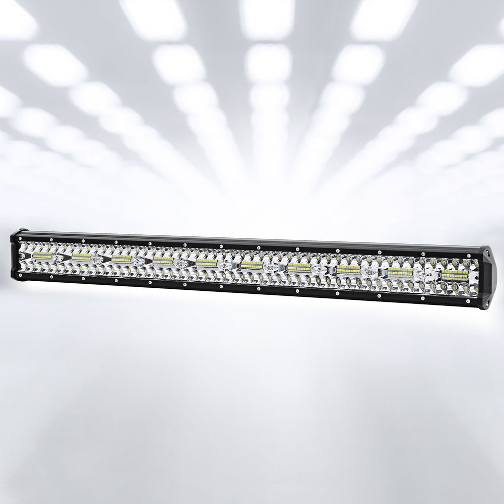 Automotive Lights: Giantz LED Driving Light 28 Inch Flood Spot Light Bar Driving Lamp Offroad Truck