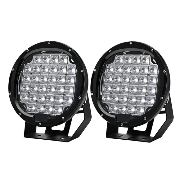 Giantz Pair LED Driving Lights 9 Inch Flood Spot Lights Car Truck SUV 12V 24V