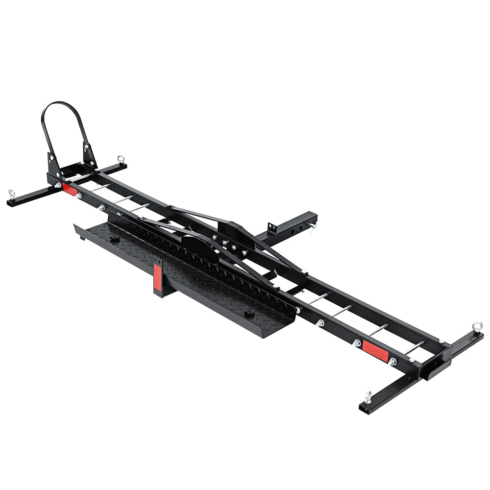 Bicycle Stands & Storage: Giantz Motorcycle Motorbike Carrier Rack Arm Dirt Bike Ramp 2"Towbar Steel Black,Giantz Motorcycle Motorbike Carrier Rack Arm Dirt Bike Ramp 2"Towbar Steel Black