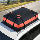 Cross Bar: Giantz Roof Top Cargo Bag Waterproof Car Luggage Carrier 15 Cubic Ft Universal