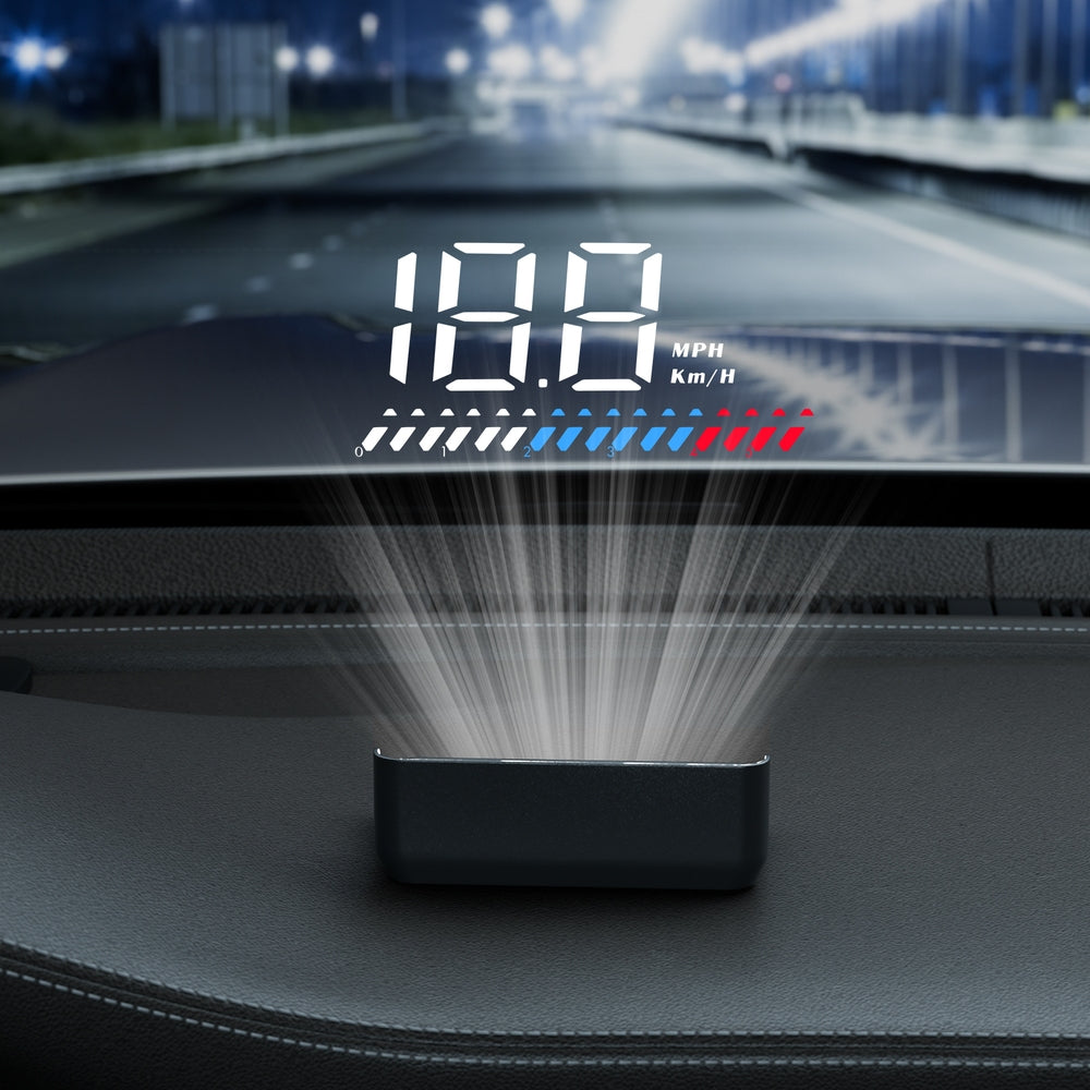 Traffic Control & Parking Tools: Giantz Universal Car Digital GPS Speedometer OBDHeads Up Display Overspeed Warning Alarm