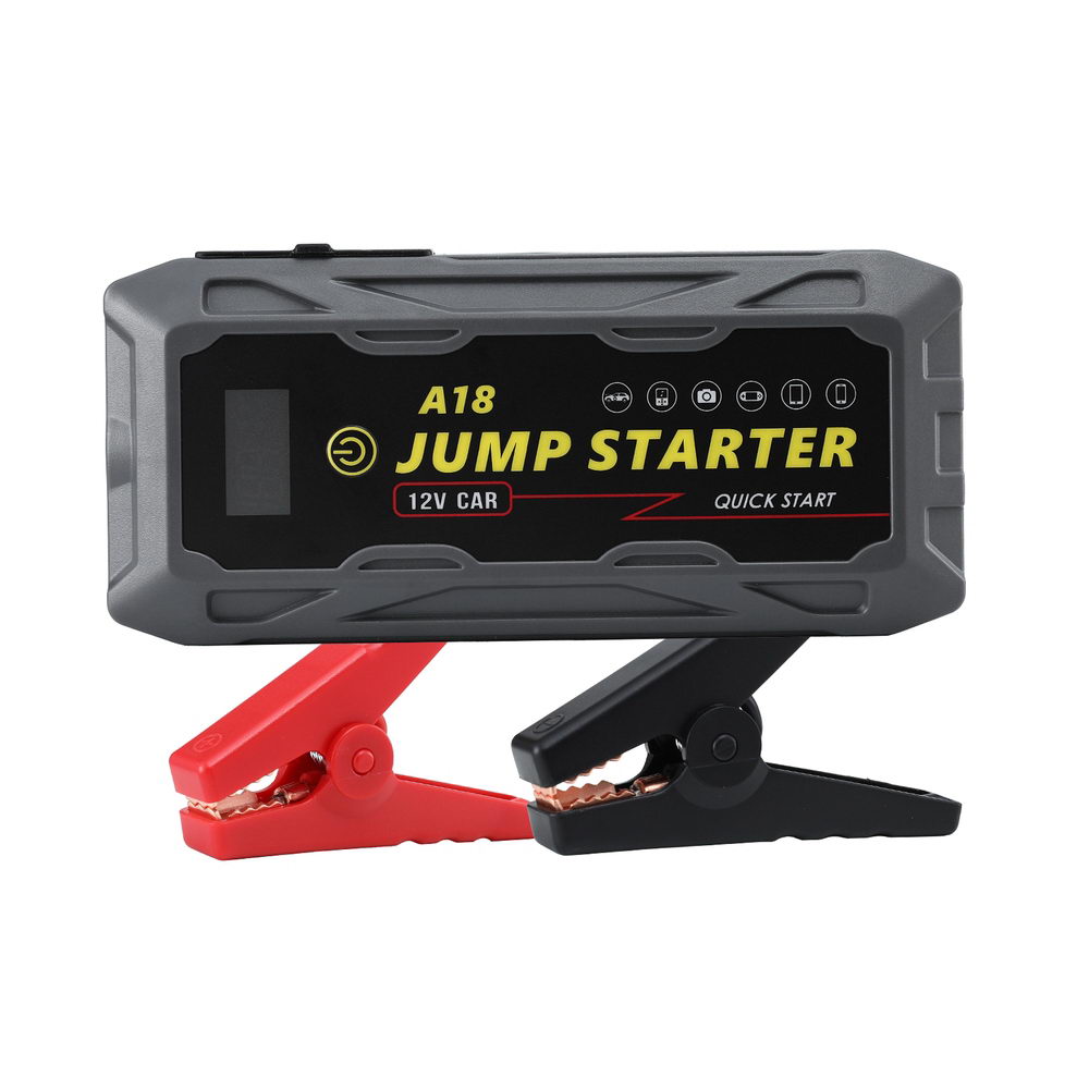 Power Banks & Chargers: Giantz 2000A Portable Car Jump Starter 12V Lithium Battery Booster Pack Power Bank & Jumper Cables