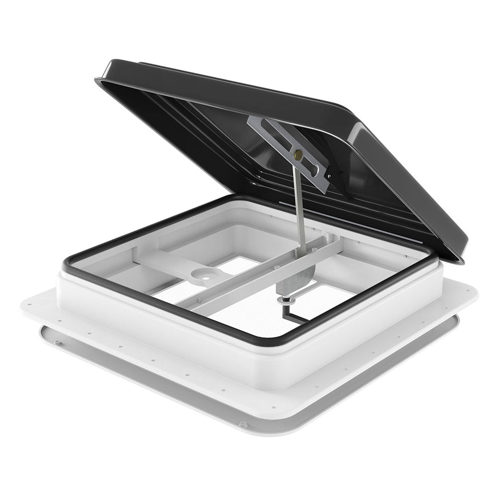 Caravan Accessories: Weisshorn Caravan Roof Vent Hatch RV Skylight Motorhome Camper 350x350mm Black