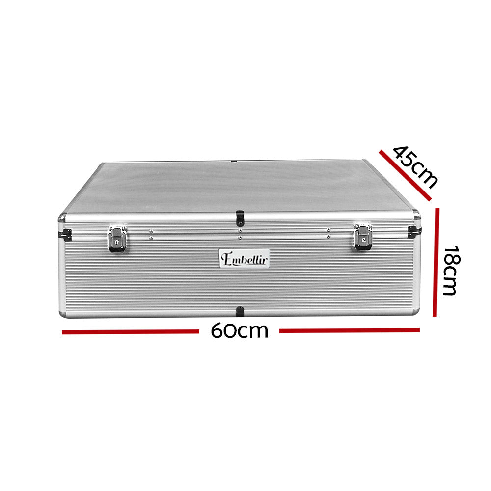 Sci-Fi DVDs & Blu-rays: Embellir CD Case DVD Cases Storage Box 1000 Discs Aluminium Case DVD Folders