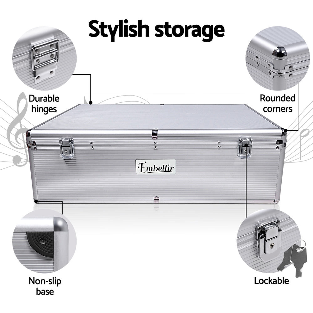 Sci-Fi DVDs & Blu-rays: Embellir CD Case DVD Cases Storage Box 1000 Discs Aluminium Case DVD Folders