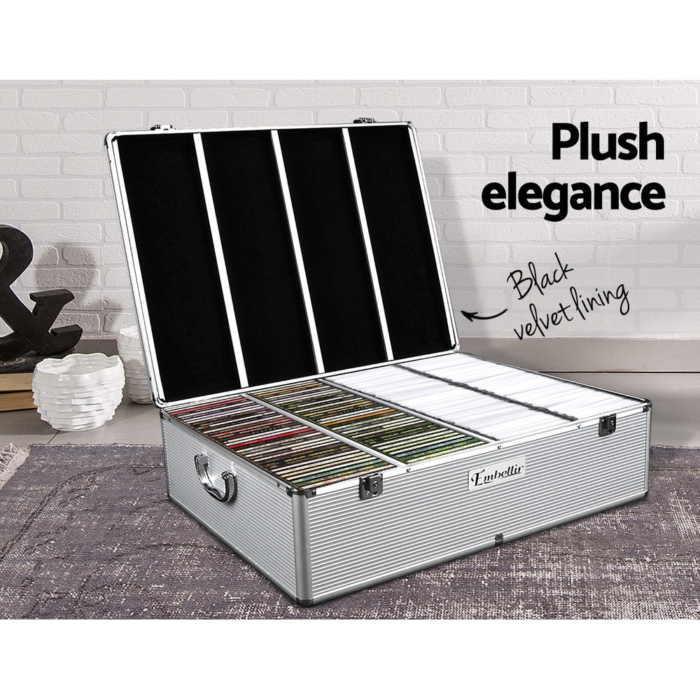 Sci-Fi DVDs & Blu-rays: Embellir CD Case DVD Cases Storage Box 1000 Discs Aluminium Case DVD Folders