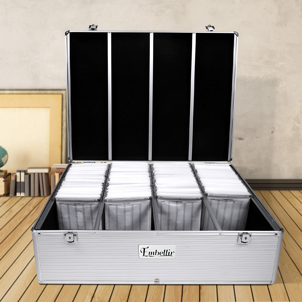 Sci-Fi DVDs & Blu-rays: Embellir CD Case DVD Cases Storage Box 1000 Discs Aluminium Case DVD Folders