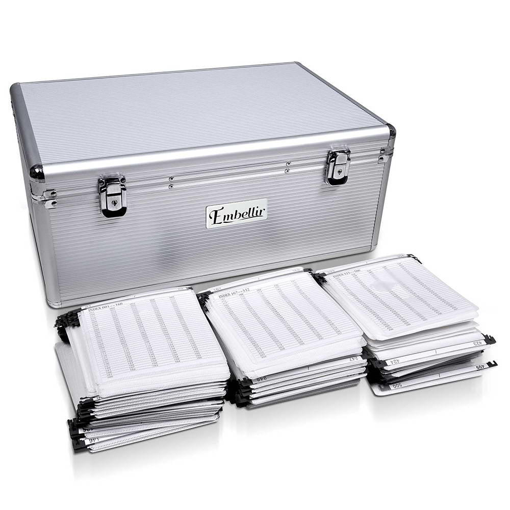 Sci-Fi DVDs & Blu-rays: Embellir CD Case DVD Cases Storage Box 500 Discs Aluminium Case DVD Folders