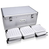 98765-Embellir CD Case DVD Cases Storage Box 500 Discs Aluminium Case DVD Folders