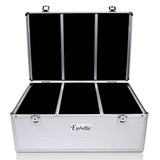 98765-Embellir CD Case DVD Cases Storage Box 500 Discs Aluminium Case DVD Folders