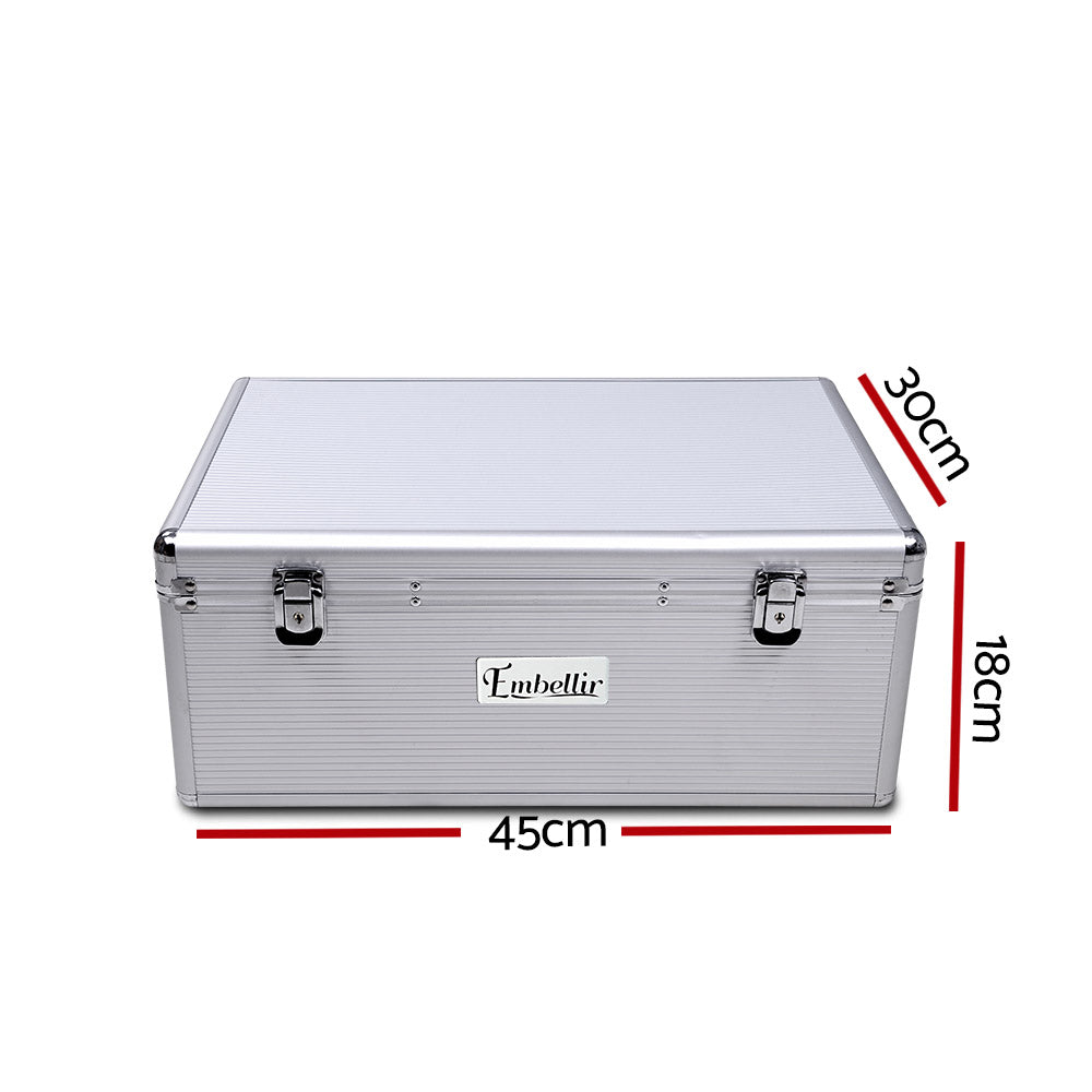 Sci-Fi DVDs & Blu-rays: Embellir CD Case DVD Cases Storage Box 500 Discs Aluminium Case DVD Folders