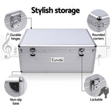 98765-Embellir CD Case DVD Cases Storage Box 500 Discs Aluminium Case DVD Folders