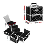 Cosmetic & Toiletry Bags: Embellir Makeup Case Beauty Organiser Bag Travel Large Cosmetic Storage Portable