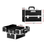 Cosmetic & Toiletry Bags: Embellir Portable Cosmetic Beauty Makeup Case- Black