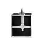 Cosmetic & Toiletry Bags: Embellir Portable Cosmetic Beauty Makeup Case- Black