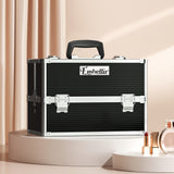 Cosmetic & Toiletry Bags: Embellir Portable Cosmetic Beauty Makeup Case- Black