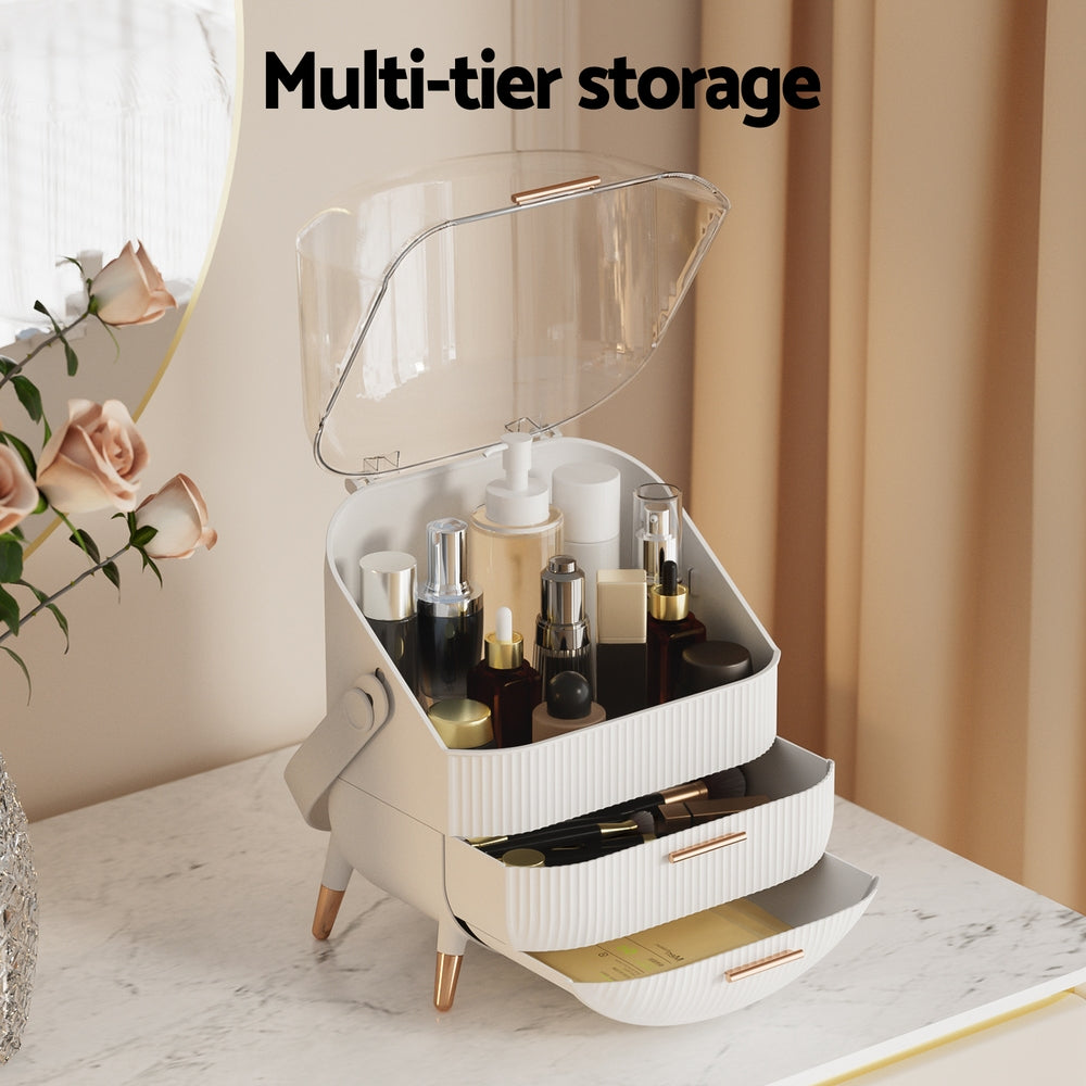 Makeup Organisation & Storage: Embellir Makeup Case Portable Cosmetic Organizer Storage Box Jewellery Holder