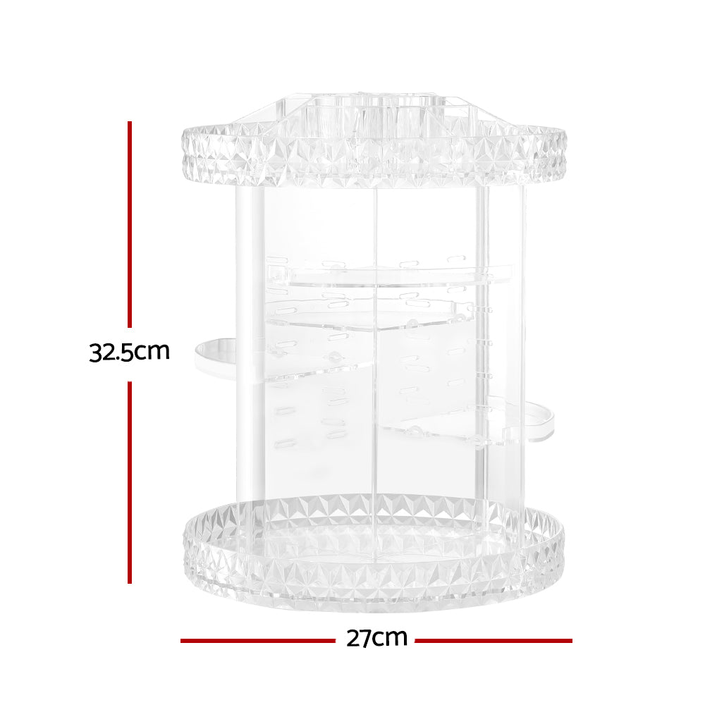 Makeup Organisation & Storage: Embellir Makeup Case Acrylic Rotating Cosmetic Organizer Storage Display Holder