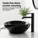 Sinks: Cefito Bathroom Basin Ceramic Vanity Sink Hand Wash Bowl 41x34cm