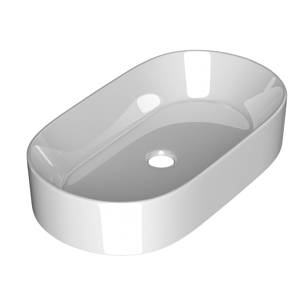 Sinks: Cefito Bathroom Basin Ceramic Vanity Sink Hand Wash Bowl 52x31cm