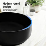 Sinks: Cefito Bathroom Basin Ceramic Vanity Sink Vessel Bowl Wash Matte Black Round Countertop