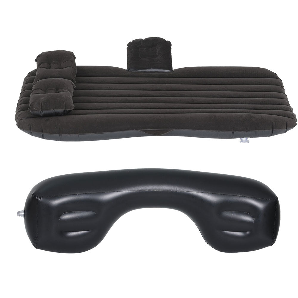 Inflatable Mattresses: Weisshorn Car Mattress 134x78 Inflatable SUV Back Seat Camping Bed Black