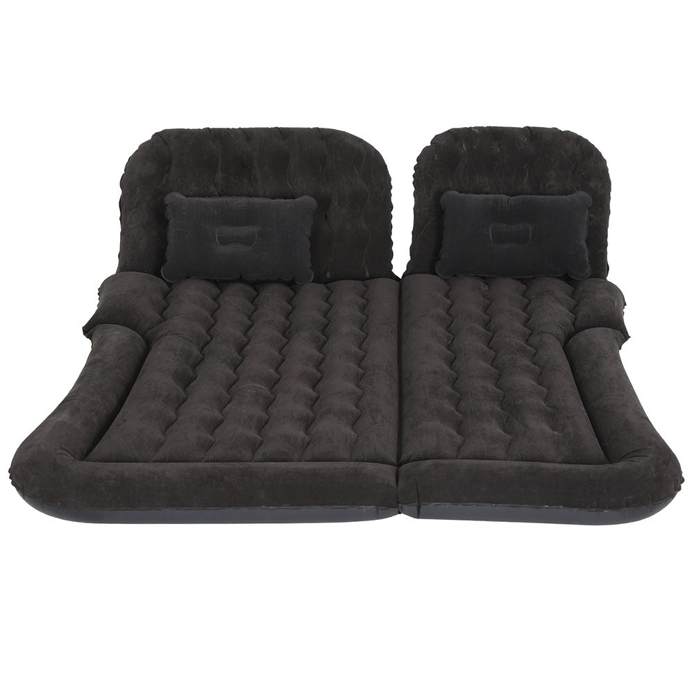 Inflatable Mattresses: Weisshorn Car Mattress 175x130 Inflatable SUV Back Seat Camping Bed Black