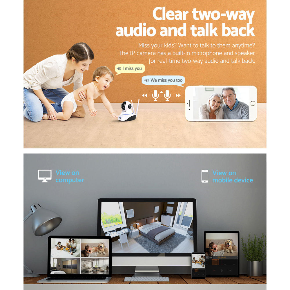 Security Cameras & Accessories: UL-tech 1080P Wireless IP Cameras Security WIFI Cam White