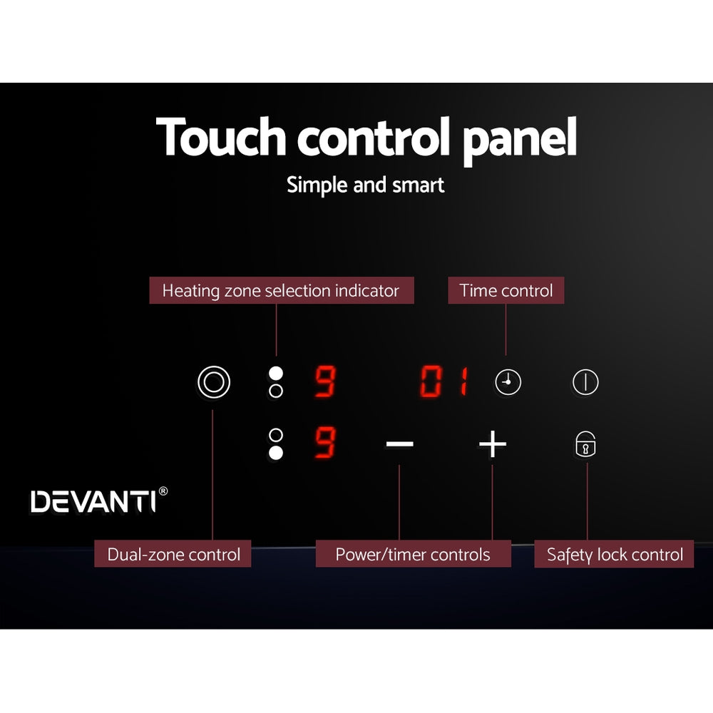 Cooktops & Stoves: Devanti Electric Ceramic Cooktop 30cm